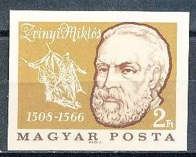 HUNGARY  1966  -   Miklos Zrinyi  IMPERF -   FINE  MINT