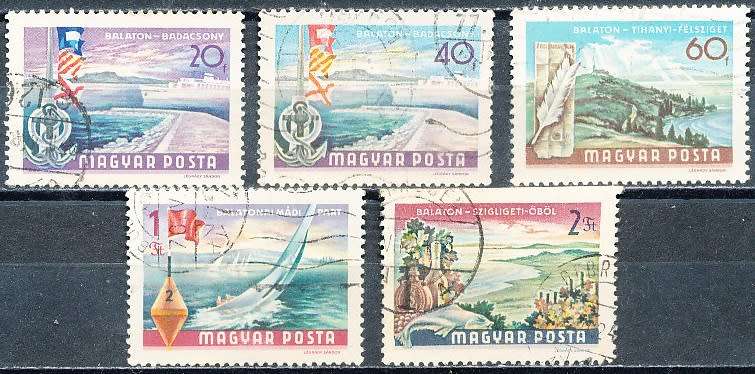HUNGARY  1968  -    Lake Balaton  FULL SET  -   FINE USED