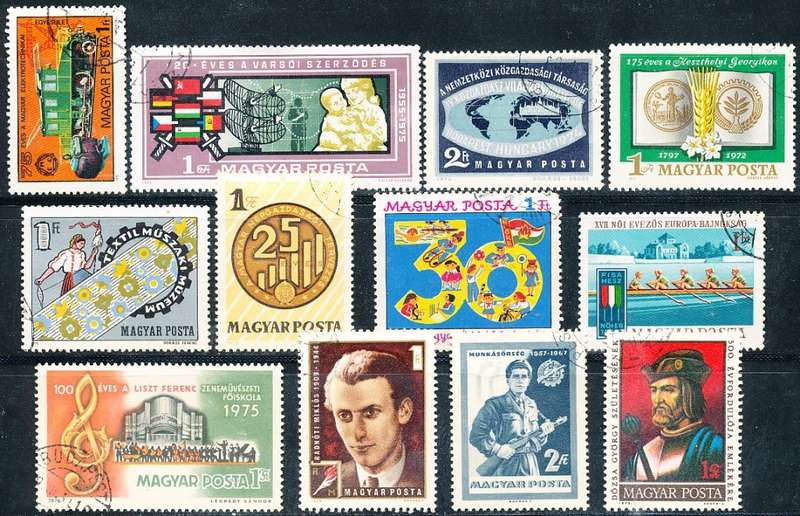 HUNGARY    -  Anniversaries  VARIOUS  SINGLE  ISSUES  -   FINE   USED