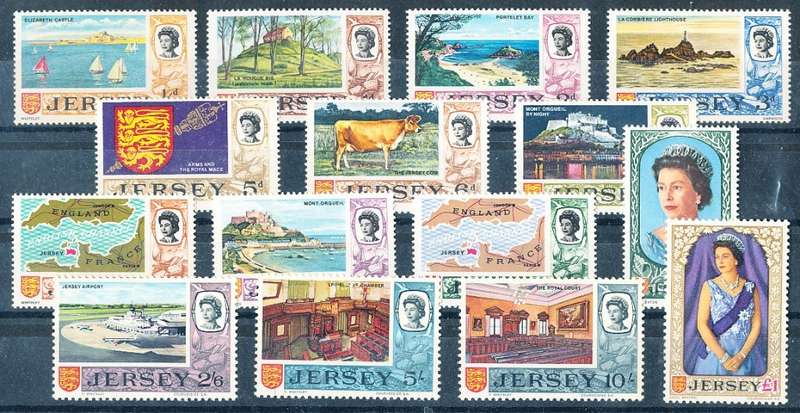 JERSEY   - 1969   Definitive Issue FULL SET  - FINE  MINT