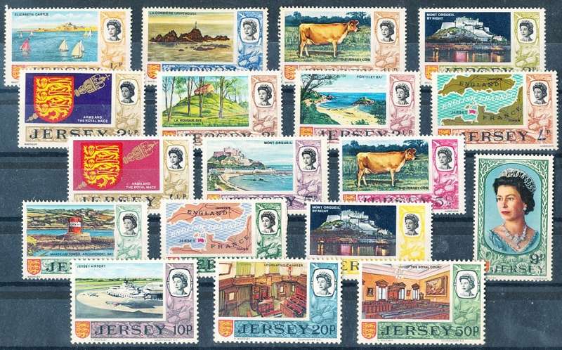 JERSEY   - 1970    Definitive Issue - New Values   FULL SET  -  FINE MINT