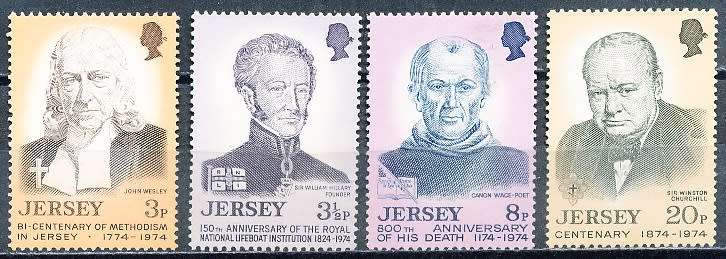 JERSEY   - 1974    Personalities  FULL SET  -  FINE MINT