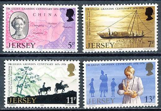 JERSEY   - 1976   Dr. Lilian Mary Grandins   FULL SET  -   MINT