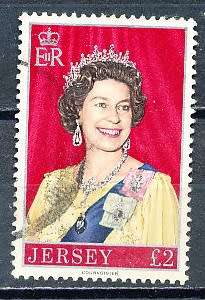 JERSEY   - 1977    Queen Elizabeth II   -  FINE  USED