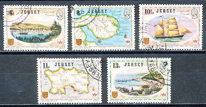 JERSEY   - 1978   Relations between Jersey and Canada   FULL SET    -  FINE USED