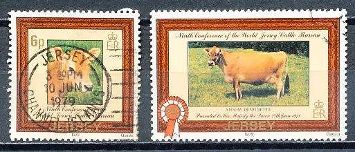 JERSEY   - 1979    World Jersey Cattle Bureau  FULL SET    -  FINE   USED