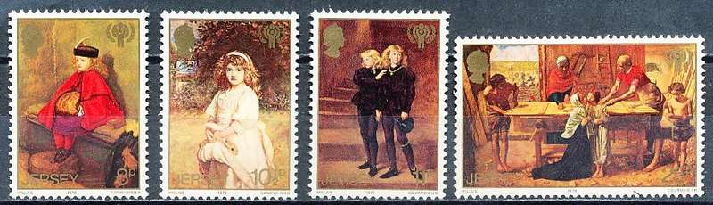 JERSEY   - 1979    International Year of the Child   FULL SET    -  FINE  MINT