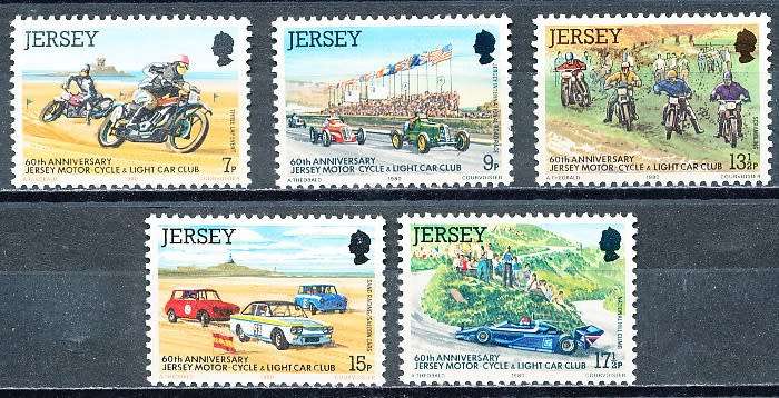 JERSEY   - 1980  Motorcycle and Light Car Club     FULL SET    -  FINE  MINT