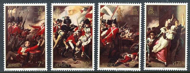 JERSEY   - 1981  The Battle over Jersey    FULL SET    -  FINE  MINT