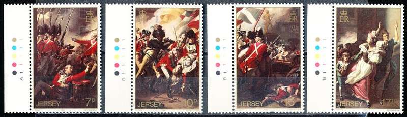 JERSEY   - 1981  The Battle over Jersey    FULL SET    -  FINE  MINT