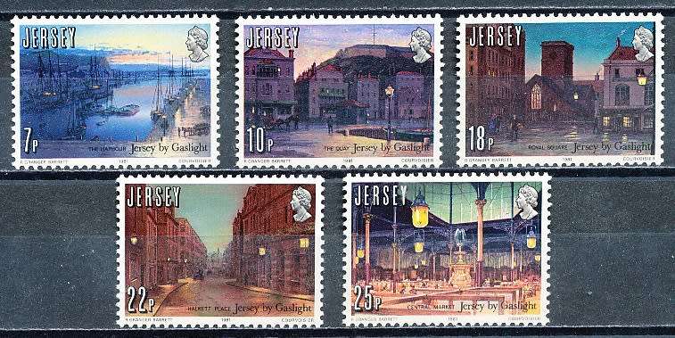 JERSEY   - 1981   Jersey by Gaslight   FULL  SET     -  FINE  MINT