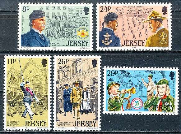 JERSEY   - 1982  Youth Organizations  FULL  SET     -    MINT