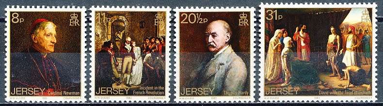 JERSEY   - 1983    Walter William Ouless  FULL  SET     -   MINT
