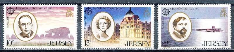 JERSEY   - 1985   EUROPA Stamps - European Music Year   FULL  SET     - FINE  MINT