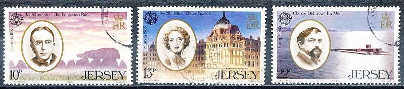 JERSEY   - 1985   EUROPA Stamps - European Music Year   FULL  SET     - FINE  USED