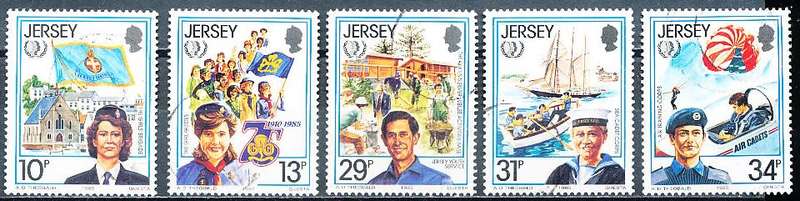 JERSEY   - 1985   International Youth Year   FULL  SET     - FINE  USED