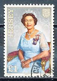 JERSEY   - 1986   Queen Elizabeth II   -  FINE  USED