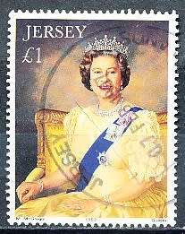 JERSEY   - 1993    Cornation of Queen Elizabeth II  -  FINE  USED