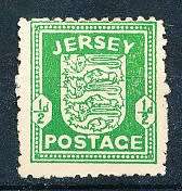 JERSEY   - 1941  ISSUE  1/2d -  MINT