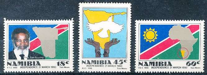 NAMIBIA   1990   -  Independence  COMPLETE SET  -  FINE MINT