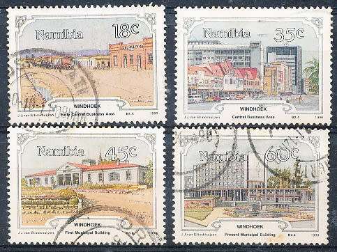 NAMIBIA   1990   -  Anniversary of Windhoek  COMPLETE SET  -  FINE  USED