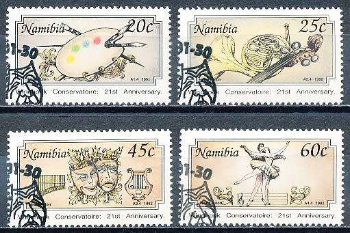 NAMIBIA   1992   -  Windhoek Conservatory  COMPLETE SET  -   CTO USED