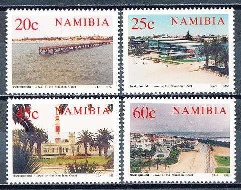 NAMIBIA   1992   -  Anniversary of Swakopmund  COMPLETE SET  -  FINE  MINT