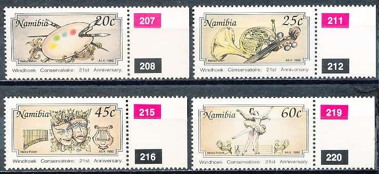 NAMIBIA   1992   -  Windhoek Conservatory  COMPLETE SET  -  FINE  MINT