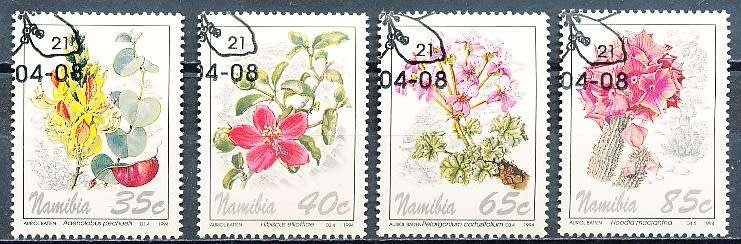 NAMIBIA   1994   -  Flowers  COMPLETE SET  -  FINE CTO USED