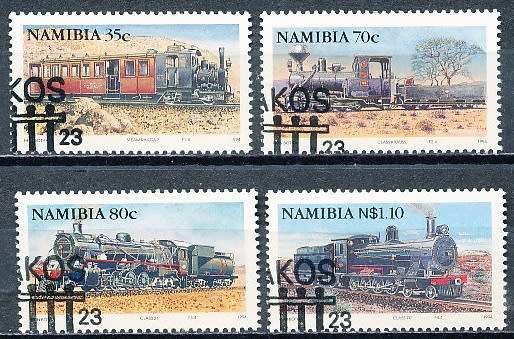 NAMIBIA   1994   -   Steam Locomotives COMPLETE SET  -  FINE  CTO  USED