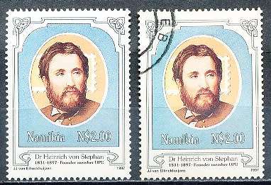 NAMIBIA   1997   -  Heinrich von Stephan -  FINE MINT and USED
