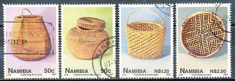 NAMIBIA   1997   -  Basket Work   COMPLETE SET -  FINE   USED