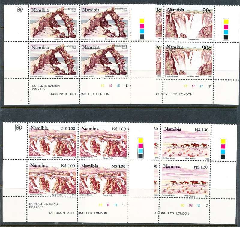 NAMIBIA   1996   -    Tourism  CONTROLS - FINE MINT