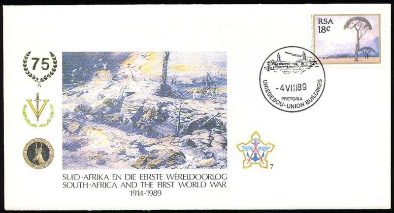 RSA  MILITARY -  SADF COVER   no 7   -   FINE ITEM