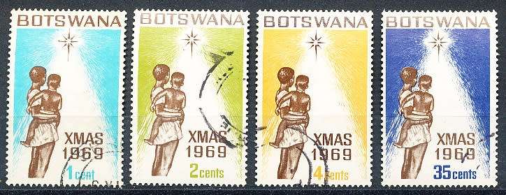 BOTSWANA  1969  -  Christmas  SET     - FINE   USED