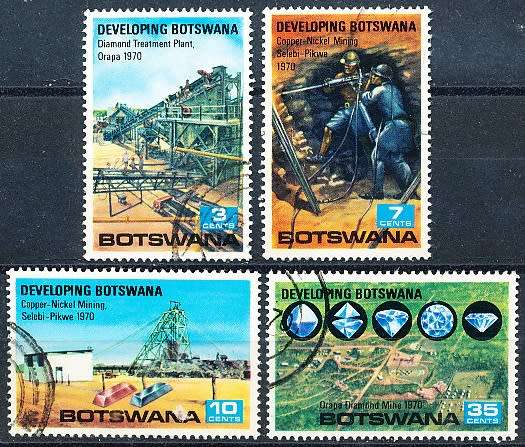 BOTSWANA  1970  -  Developing Botswana  SET     - FINE   USED