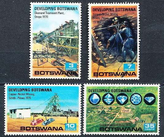 BOTSWANA  1970  -  Developing Botswana  SET     -    MINT