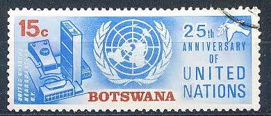 BOTSWANA  1970  -  United Nations     - FINE    USED