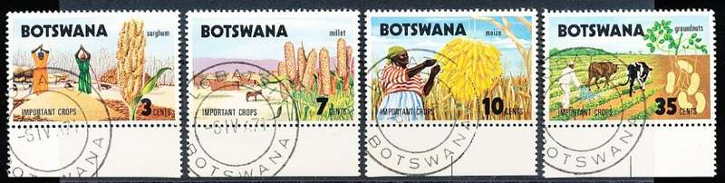BOTSWANA  1971  -  Important Crops  SET     - FINE  CTO  USED