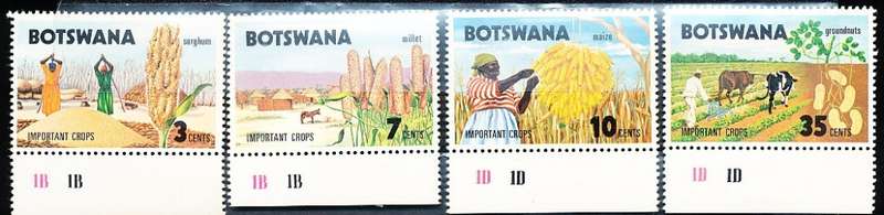 BOTSWANA  1971  -  Important Crops  SET     -   MINT