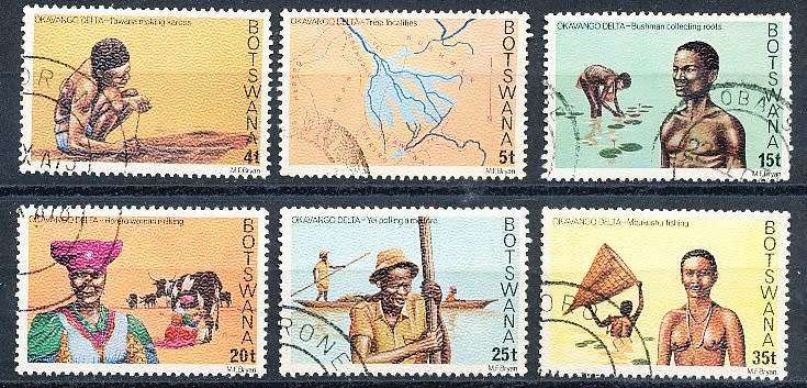 BOTSWANA  1978  -  Okavango Delta  SET    -    FINE   USED