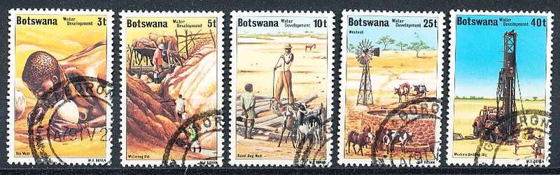 BOTSWANA  1979  -   Water Development  SET    -    FINE   USED