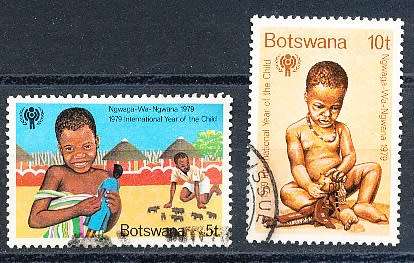 BOTSWANA  1979  -   Year of the Child  SET    -    FINE  CTO  USED