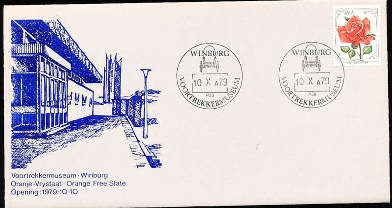 RSA   - 1979    COMMEM  COVER -  VOORTREKKER MUSEUM