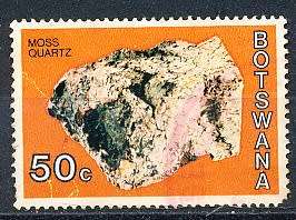 BOTSWANA  1974  -     Botswana Minerals  50c    -  FINE   USED