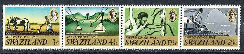 SWAZILAND   1968   -   Independence  COMPLETE SET  -  FINE MINT