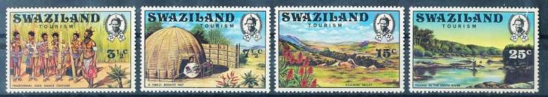 SWAZILAND   1972   -  Tourism    COMPLETE SET  -  FINE  MINT