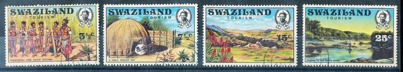 SWAZILAND   1972   -  Tourism    COMPLETE SET  -  FINE  CTO  USED
