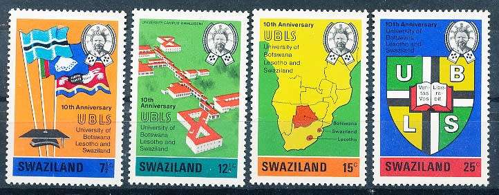 SWAZILAND   1974   -  Universities   COMPLETE SET  -  FINE MINT