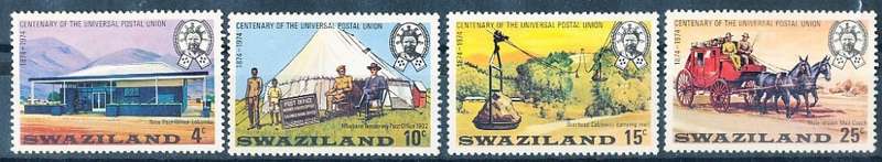 SWAZILAND   1974   -   Universal Postal Union   COMPLETE SET  -  FINE   MINT